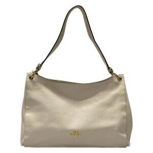 Auth COACH F28966 White Leather - Shoulder Bag
